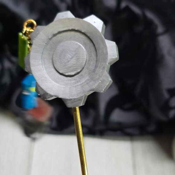 Handmade Fallout Vault 101 Inspired Hair Stick Multiple Charms 7.5" Geek-Chic - Picture 10 of 10